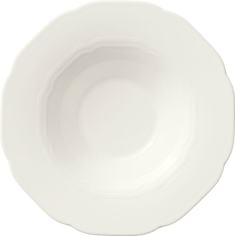 Teller tief rund Fahne Relief 28cm / CREATE Porzellan