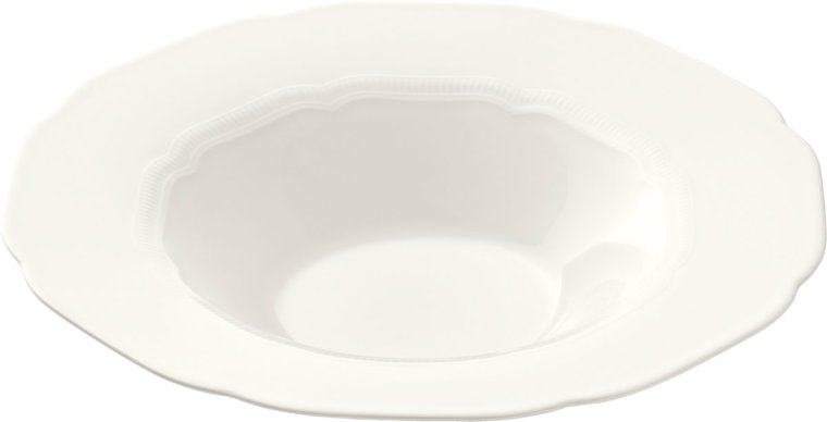 Teller tief rund Fahne Relief 28cm / CREATE Porzellan
