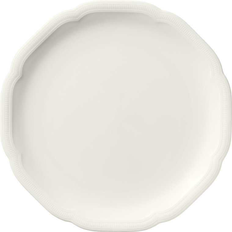 Teller flach rund coup Relief 29cm / CREATE Porzellan