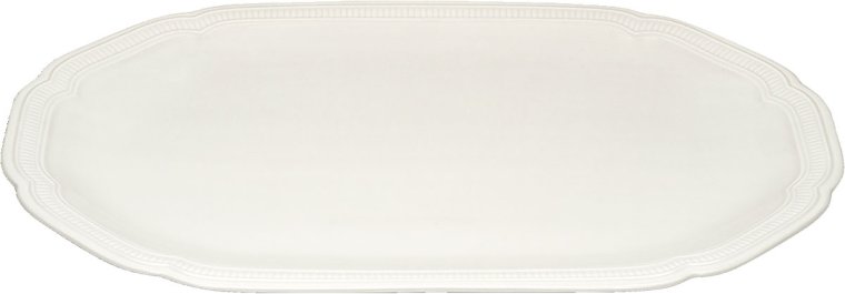 Servierplatte oval coup Relief 24x16cm / CREATE Porzellan