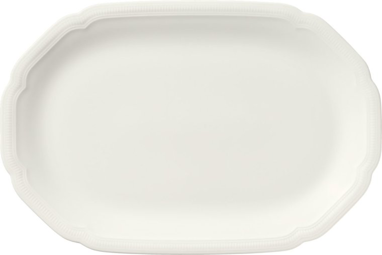 Servierplatte oval coup Relief 33x22cm / CREATE Porzellan
