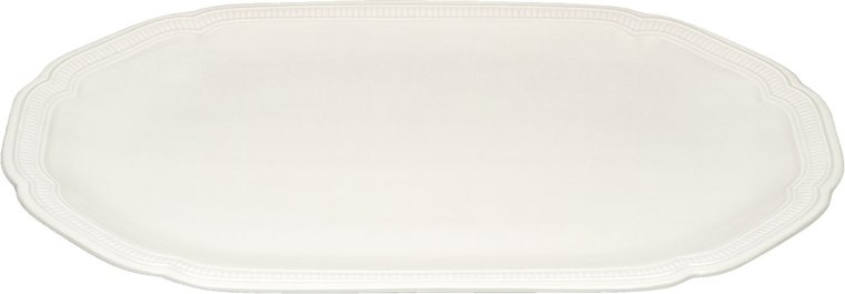 Servierplatte oval coup Relief 33x22cm / CREATE Porzellan