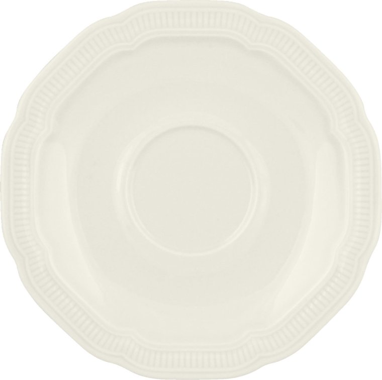 Kombi-Untertasse rund Relief 16cm / CREATE Porzellan