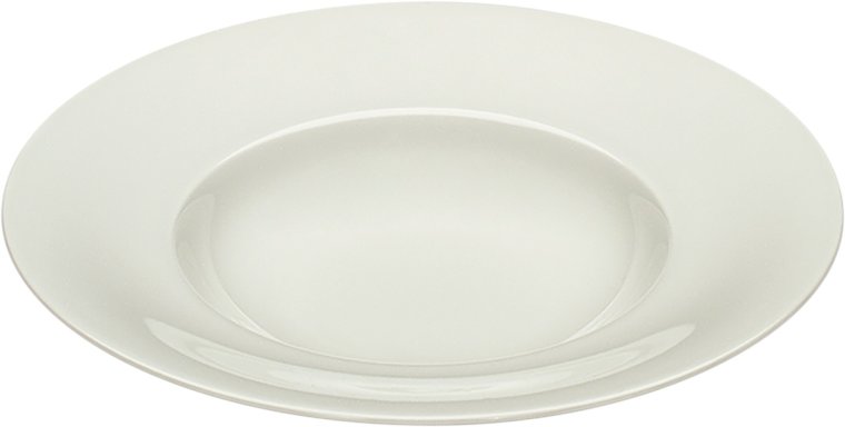 Teller tief rund Fahne 20cm weiß Delight