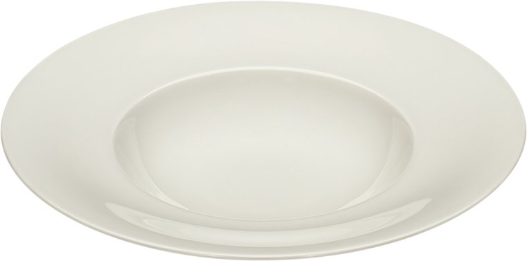 Teller tief rund Fahne 24cm weiß Delight