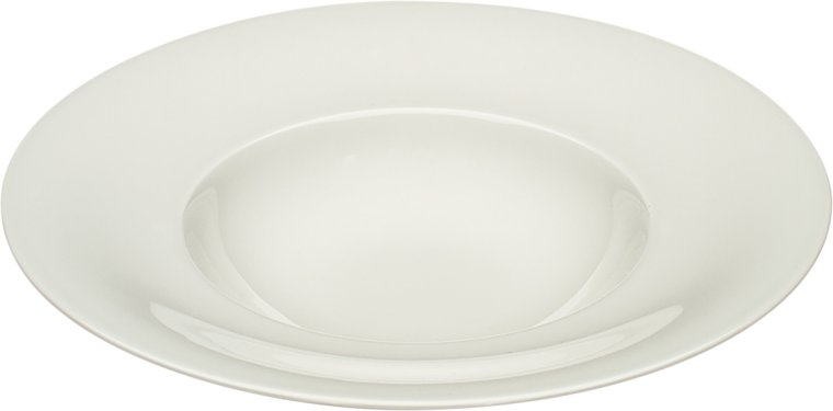 Teller tief rund Fahne 28cm weiß Delight