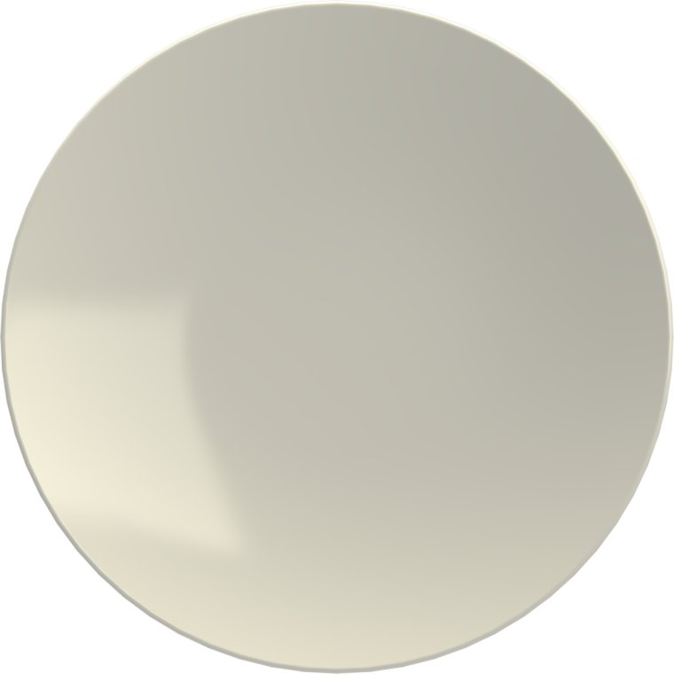Teller halbtief rund coup 24cm weiß, KUMO