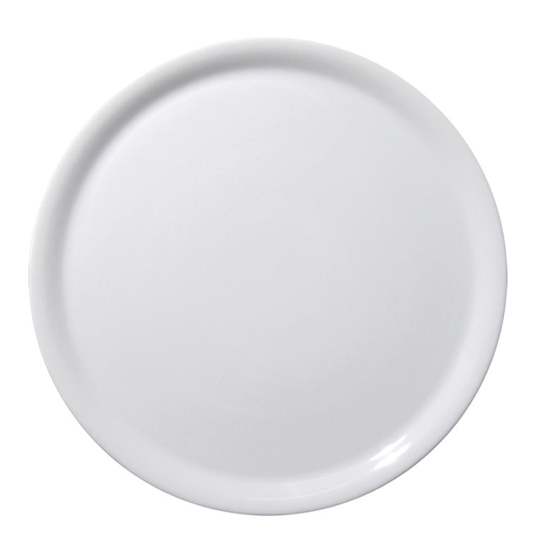 Pizzateller Napoli 31 cm uni weiß