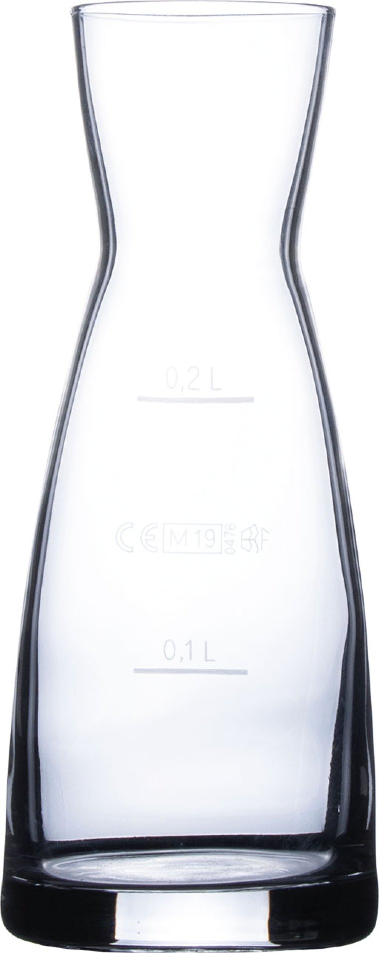 Ypsilon Karaffe 28,5 cl, 0,1 + 0,2 l /-/