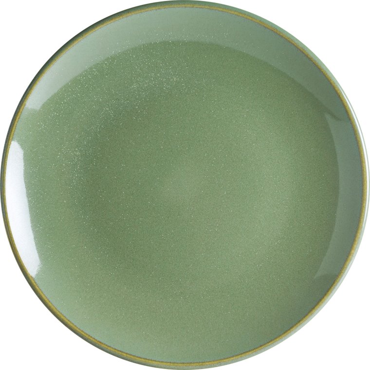 Sage Gourmet Teller flach 25cm Grün Porzellan
