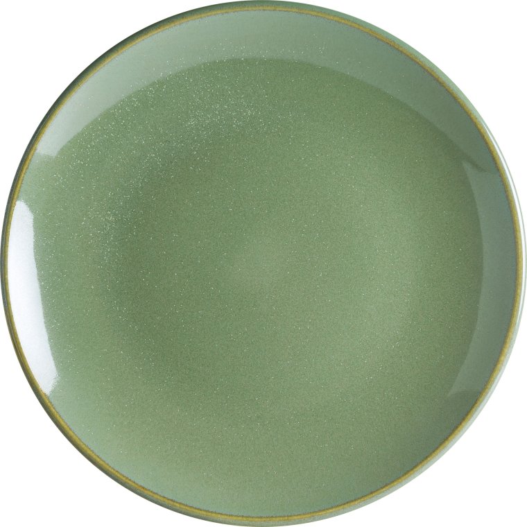 Sage Gourmet Teller flach 27cm Grün Porzellan