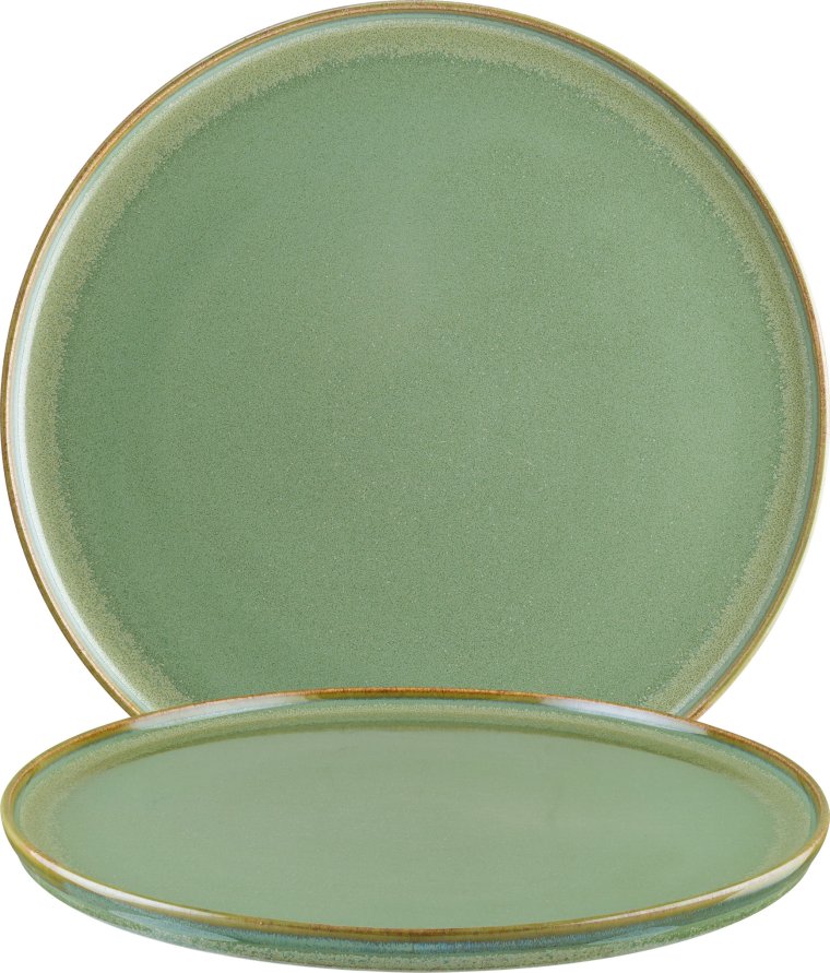 Sage Hygge Teller flach 22cm Grün Porzellan