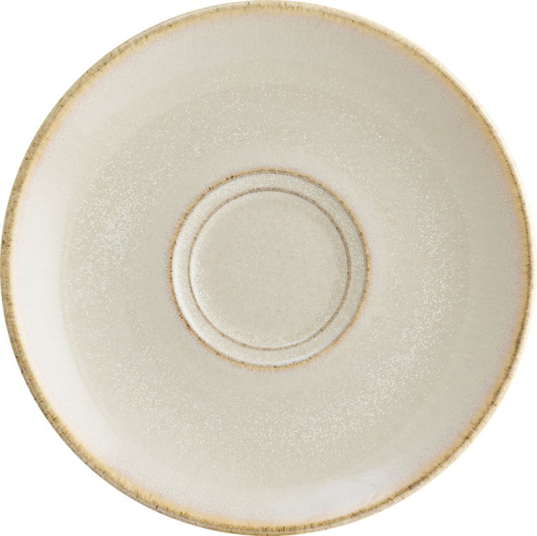 Sand Gourmet Kombiuntertasse 16cm Beige Porzellan