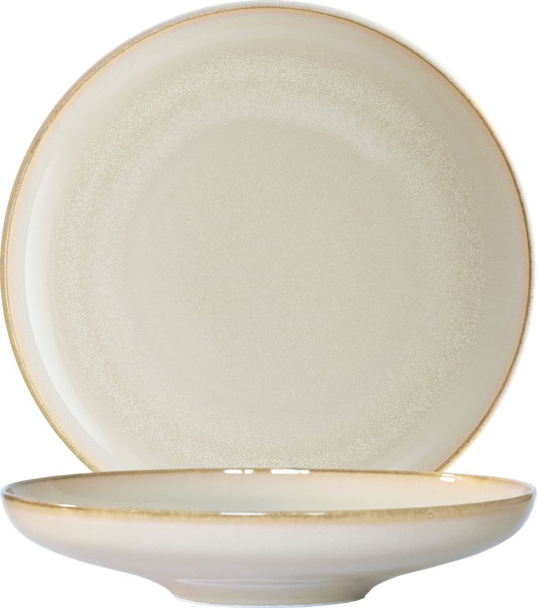 Sand Hygge Pastateller 25cm Beige Porzellan