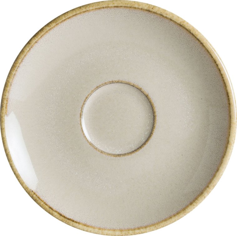 Sand Rita Untertasse 12cm Beige Porzellan