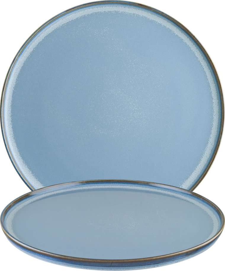 Sky Hygge Teller flach 22cm Blau Porzellan