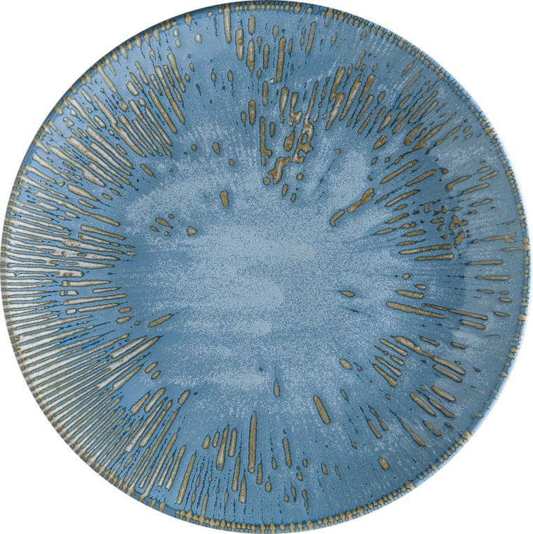 Snell Sky Gourmet Teller flach 17cm Blau Porzellan
