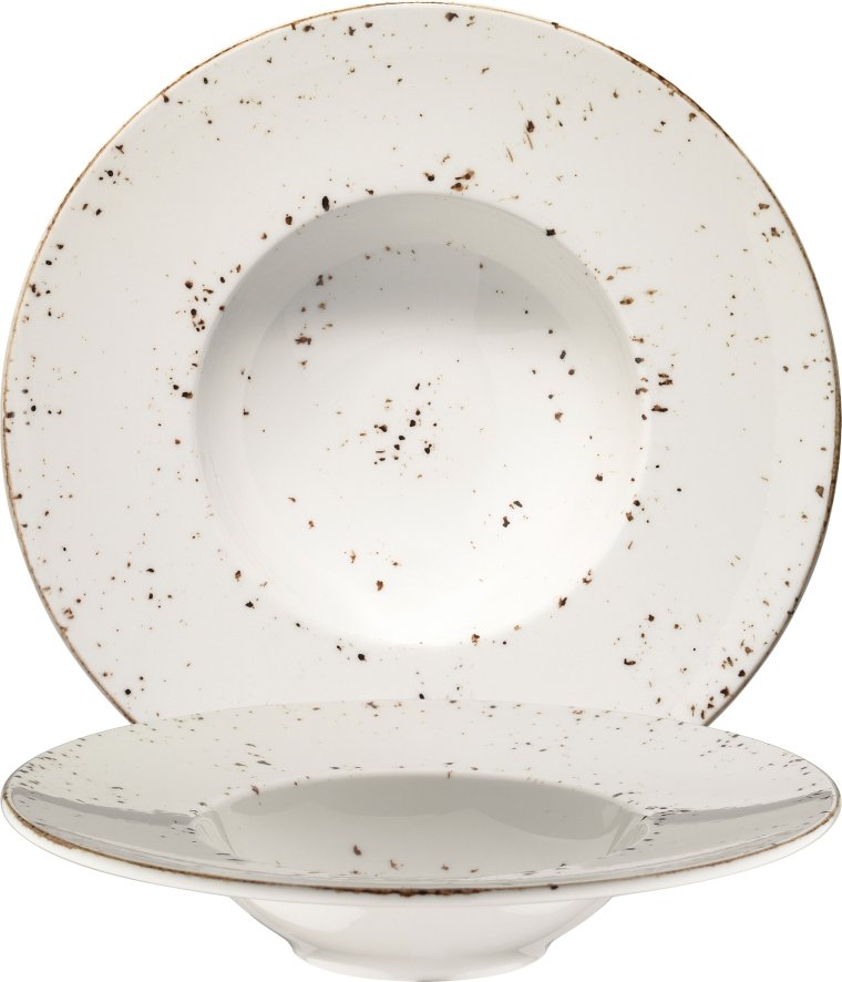 Grain Banquet Pastateller 28cm Creme Porzellan