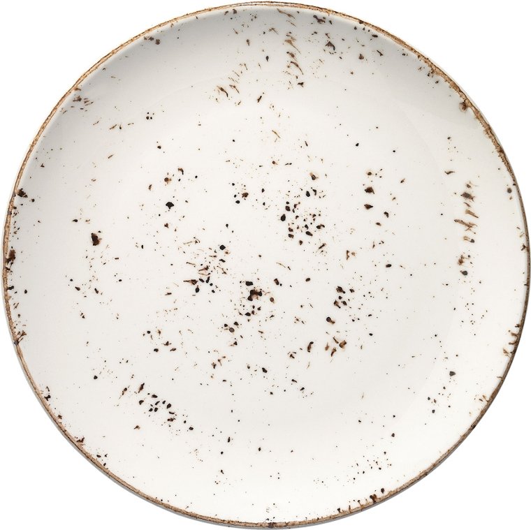 Grain Gourmet Teller flach 17cm Creme Porzellan