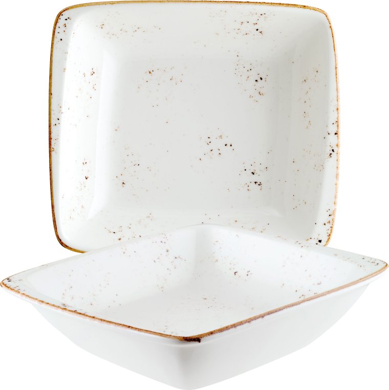 Grain Moove Teller tief 19x17cm Creme Porzellan