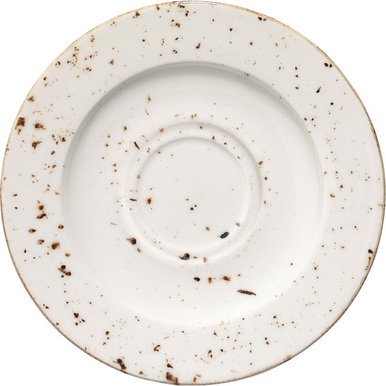 Grain Rita Kombiuntertasse 16cm Creme Porzellan