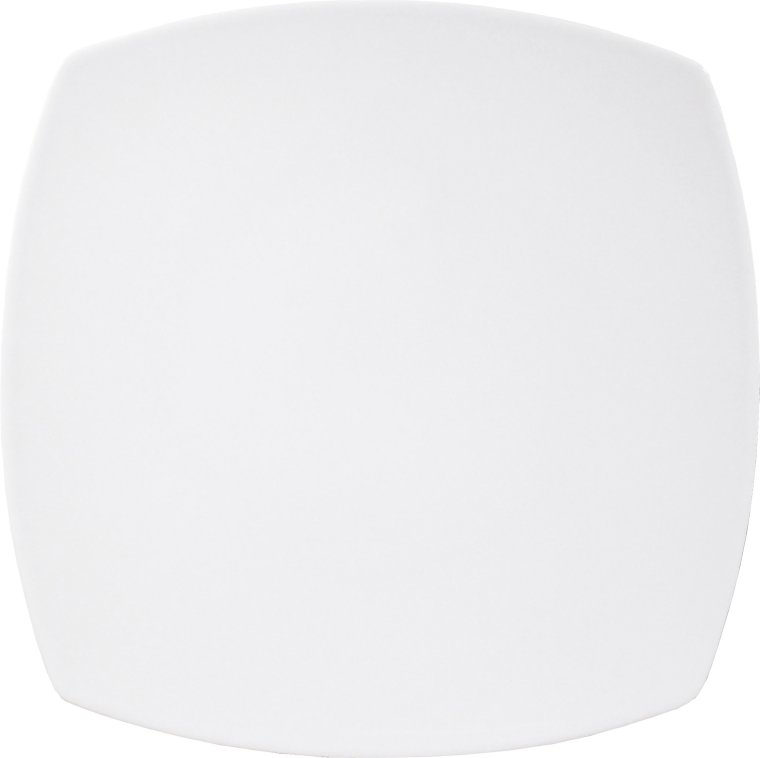 Tokio White Teller quadratisch flach 31cm Weiß Porzellan