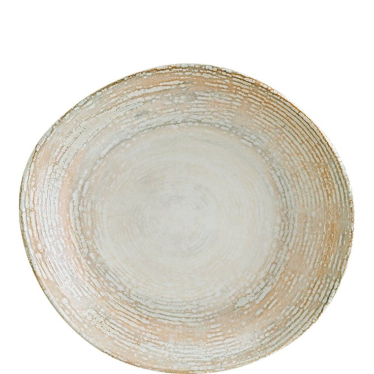 Patera Vago Teller tief 26cm Braun Porzellan