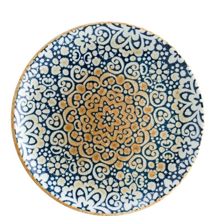 Alhambra Gourmet Teller flach 17cm Blau Porzellan