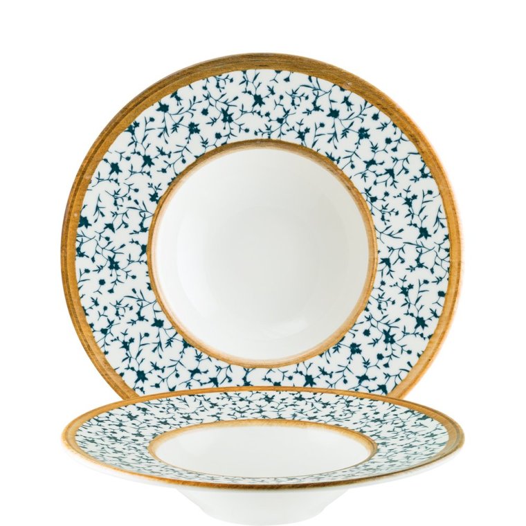 Calif Banquet Pastateller 28cm Blau Porzellan