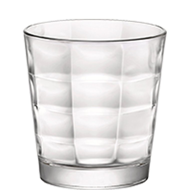 Cube Tumbler 24 cl 85 x mm Transparent