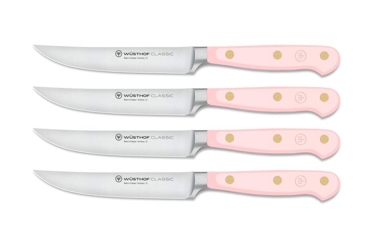 Steakmesserset 4-teilig Pink Himalayan Salt CLASSIC