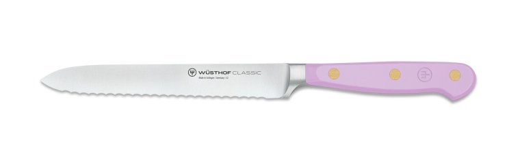 Aufschnittmesser mit Wellenschliff Purple Yam CLASSIC Klingenlänge 14 cm