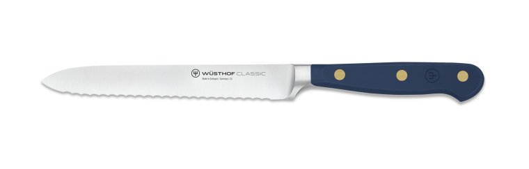 Aufschnittmesser mit Wellenschliff Wild Blueberry CLASSIC Klingenlänge 14 cm
