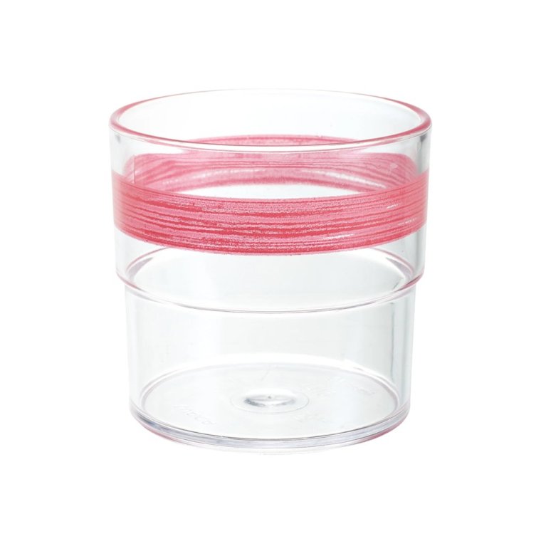 Becher 230 ml Bistro Kunststoff cherry-rot Ø 75 mm, Höhe 78 mm