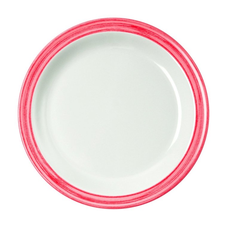 Teller, tief 600 ml Bistro Melamin cherry-rot Ø 205 mm