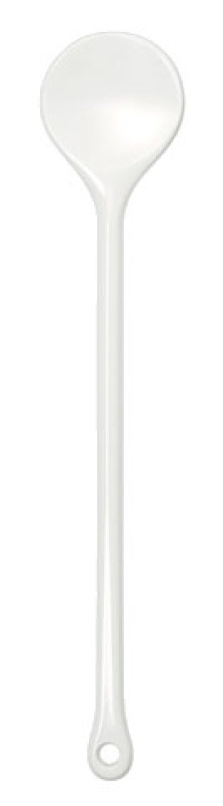Kochlöffel 570 mm Melamin weiß Kunststoff
