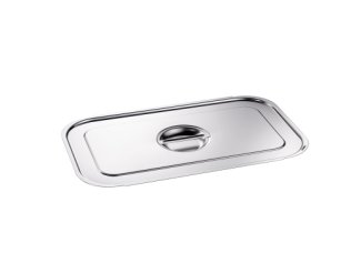 GN Deckel mit Griffmulde für Behälter Bügelgriffen GD-B 1/4 Edelstahl
