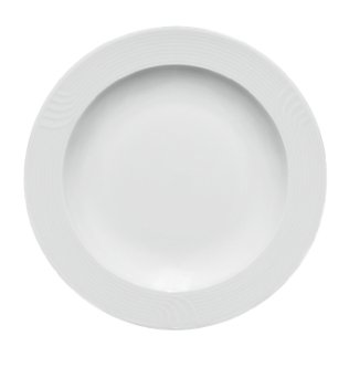 Teller tief Fahne 2550/23 cm weiß Carat Porzellan