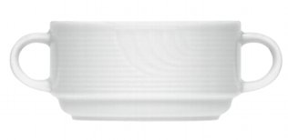 Suppentasse stapelbar 2555/0.30 weiß Ø 145 mm Carat Porzellan