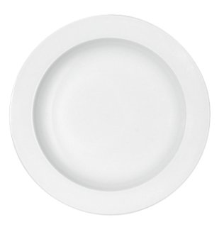 Teller halbtief Fahne 1030/20 cm weiß Maitre Porzellan