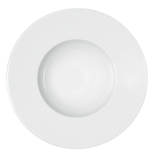 Teller tief breite Fahne 20 cm weiß Maitre Porzellan