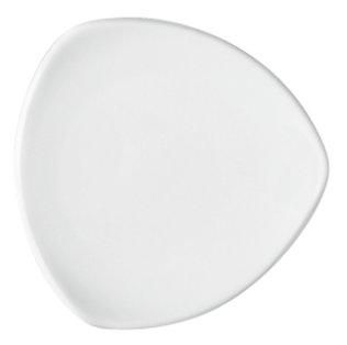 Teller flach coup dreieckig 7153/11 cm weiß Options Porzellan