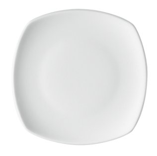 Teller flach coup viereckig 7152/32 cm weiß Options Porzellan
