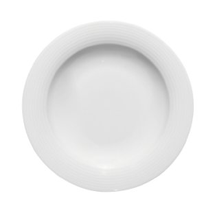 Teller tief Fahne 8050/23 cm weiß Dialog Porzellan