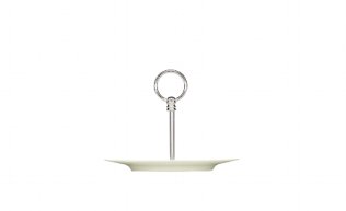 Etageren-Teller flach Fahne 22 cm Noble China Purity Porzellan