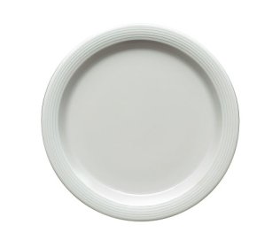 Spezialteller halbtief Fahne 24 cm weiß Dialog Porzellan