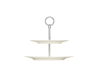 Etagere Teller flach coup 2-fach komplett Ø 270 mm Purity Porzellan