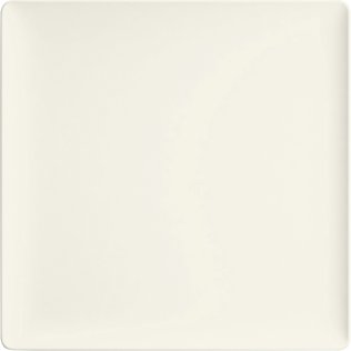 Teller flach quadratisch coup 27cm Purity Porzellan