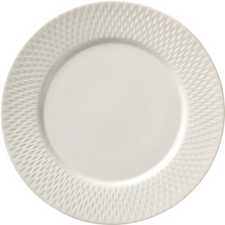 Teller flach rund Fahne 24 cm Purity Reflections Porzellan