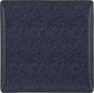 Teller flach quadratisch coup 27 x cm Pearls Dark Porzellan